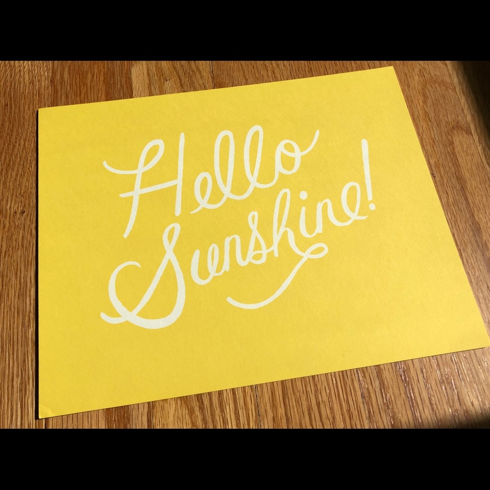 Rifle Paper Co. Hello Sunshine 8x10 print
